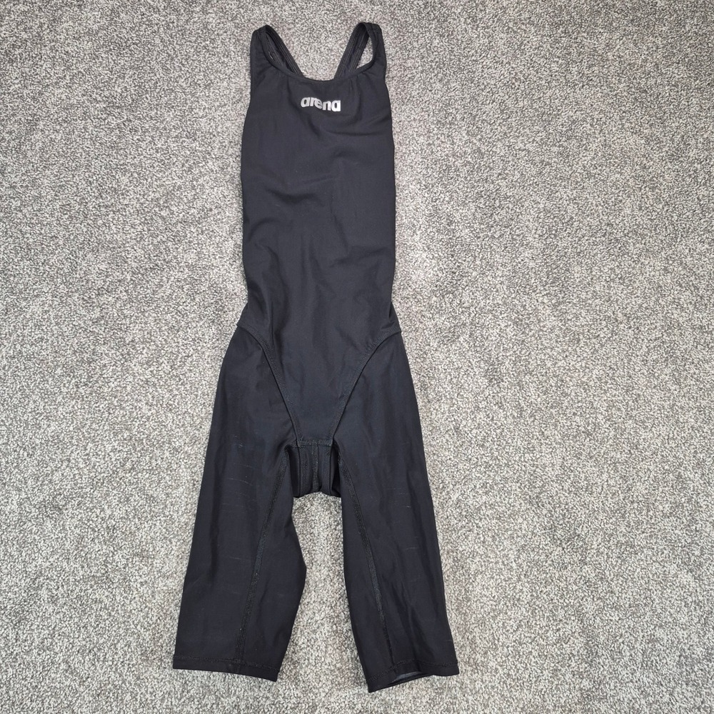 Arena Powerskin ST 2.0 Kneeskin Womens US 30 Black Open Back Tech Swim Suit